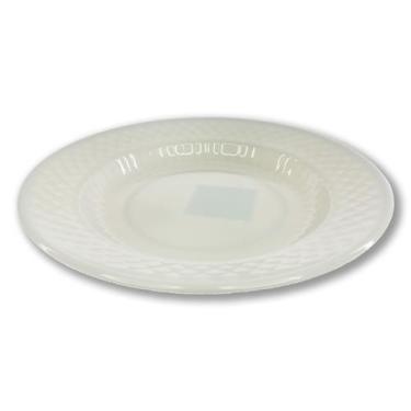Imagem de Prato Raso Melamina Branco 25cm - Elite