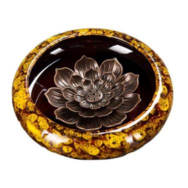 Imagem de Generic Suporte para Varetas de Incenso, Queimador de Olíbano, Amarelo, Tamanho real