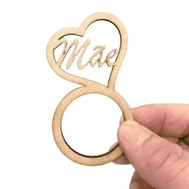 Imagem de 12 Porta Guardanapos Argola Anel Mãe em MDF - Dia das Mães - Artpical