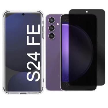 Imagem de Capa Galaxy S24Fe + Película Privacidade 3D - Armyshield