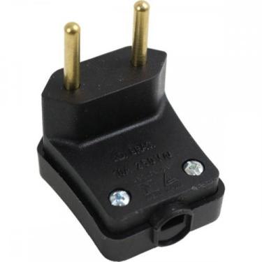 Imagem de Pino Prensa Cabo Perlex 2 Polos 10A Preto 2054Prc/10 - Kit C/10, Preto