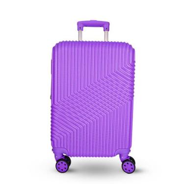 Imagem de Mala Bordo de Viagem em ABS Rodas 360 Cad Embutido Sonatta, Lilás