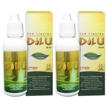 Imagem de Kit 2 Chá Liquido Dilu  - 35 Ml - Amazon Struthio
