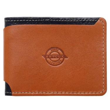 Imagem de Carteira Unissex em Couro Artlux 967, Caramelo