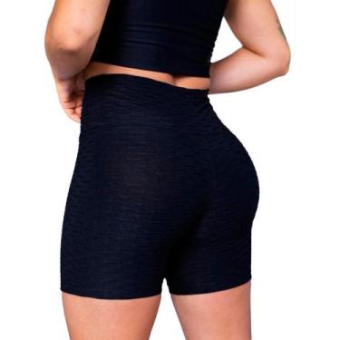 Imagem de Short Curto Meia Coxa Bolha Texturizado Empina Bumbum Verão - Wild, Bo