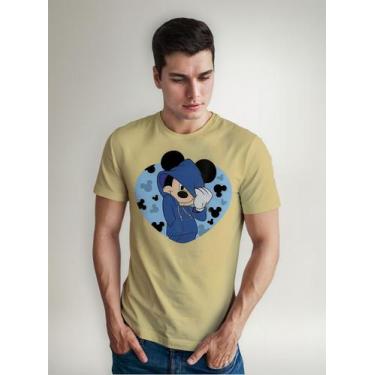 Imagem de Camiseta Masculina Manga Curta Em Algodão Mickey Capuz - mistermah, Be