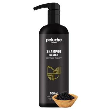 Imagem de Shampoo Neutro e Para Filhotes Caviar Para Cães 500ml Peluche - P.luch