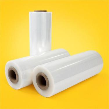 Imagem de Plástico Filme Poliolefínico Termo Encolhivel 30cm X 100m Bobina Rolo 
