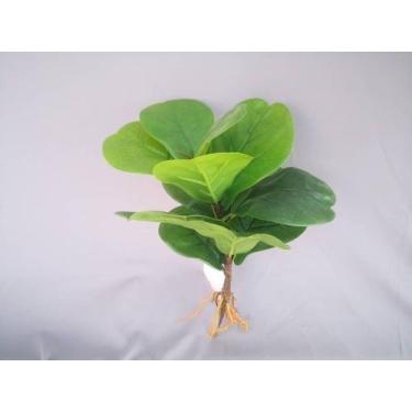 Imagem de Planta haste de ficus lyrata artificial 25cm - Toke verde