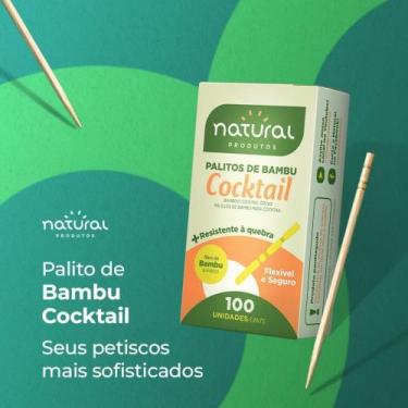 Imagem de Palito De Bambu Cocktail Caixa Com 100un - Natural Produtos