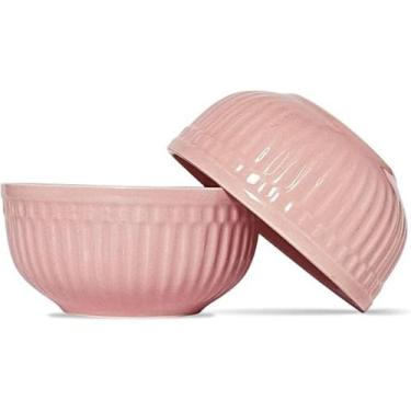 Imagem de Kit 3 tigela bowl porcelana 450ml - Importado