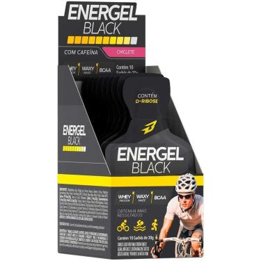 Imagem de Gel Energel Black Cx 10 Sachês Bodyaction Sabor Chiclete