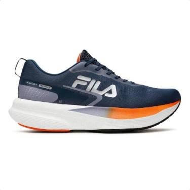 Imagem de Tênis Fila Racer Fastpace Masculino, 41, Marinho, Laranja