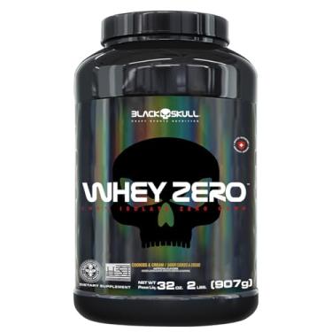 Imagem de Whey Zero Cookies & Cream - 2 Lbs/907G, Black Skull