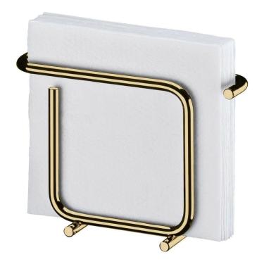Imagem de Porta Guardanapos Dourado Luxo Suporte De Mesa Cantinho Café