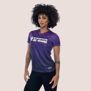 Imagem de Camiseta Corinthians Feminina Oficial Licenciada, Roxo, P