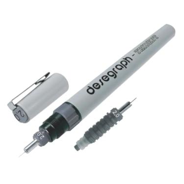 Imagem de Caneta Desegraph Para Desenho, Trident, CDMI/2, 0, Cinza, Ponta de 2.0 mm