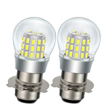 Imagem de Ruiandsion Lâmpada LED P15D-25-3 H6M 10V 24V 30V Sem Polaridade 3014 39SMD Chip Hi/Lo Beam Whtie para Motocicleta Corrida Diurna Pacote de 2