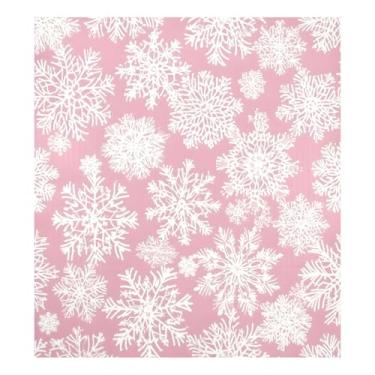 Imagem de STAYTOP Linda capa de ímã de lava-louças de flocos de neve de Natal 58 x 66 cm capas decorativas de geladeira para porta frontal adesivo magnético para máquina de lavar louça painel de geladeira