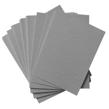 Imagem de Papelão Cinza Holler Paraná 1,7mm A5+ para Encadernação, Cartonagem, Capa Dura, Artesanato – 100 Placas
