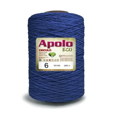 Imagem de Barbante Apolo Eco nº6 1,8Kg - Círculo, 2775 Azul Bic