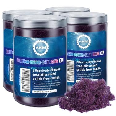 Imagem de AKM Enchimento de filtro de resina di desionizada com mudança de cor para cama mista, para sistema de lavagem de carro, filtros de aquário, água desionizada, refil de cartucho de filtro de resina DI