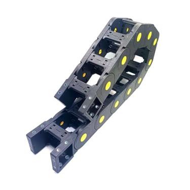 Imagem de Equipamento industrial série 45 1 metro corrente de arrasto cabo transportador de fio de plástico para fresadora CNC máquinas-ferramentas correntes de transmissão (R100, 45 x 75 mm)