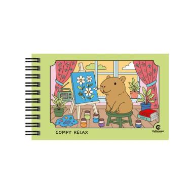 Imagem de Livro - Comfy Relax Verde - Capa dura com wire-o