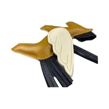 Imagem de Chaveiro De Pônei Alado Adorável Multicolorido Em Couro PU Com Borla P