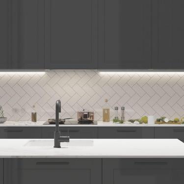 Imagem de Perfil De Sobrepor Taschibra Para Fita De Led Apex 24 Com 2 Metros Preto