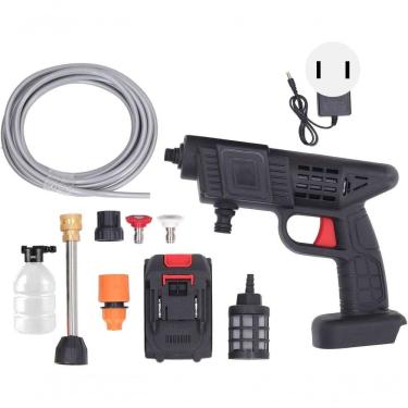 Imagem de Lavadora De Alta Pressão Sem Fio P- Carros Portátil C- Mangueira 5m, Alcance 3?5m E Corpo Em Abs