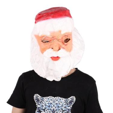 Imagem de Máscara Papai Noel Látex Natal Halloween Carnaval 26x32cm - yiweisai