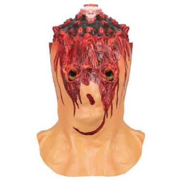 Imagem de Máscara Halloween Rottan Bloody Head Latex Headgear Horror - yiweisai