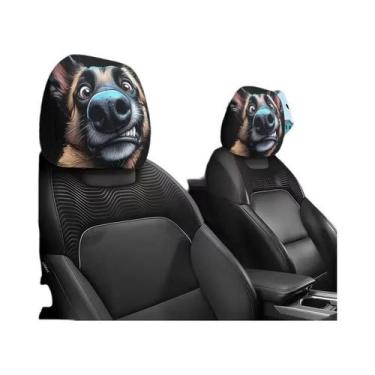Imagem de Capa De Apoio De Cabeça De Carro Com Estampa De Desenho Animado De Hal