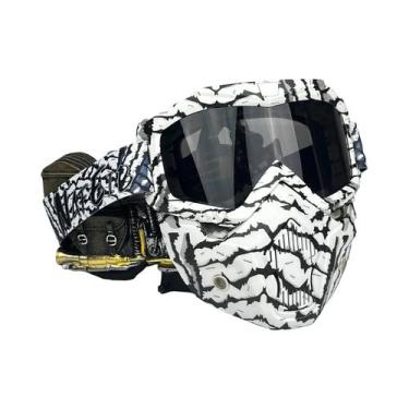 Imagem de Máscara De Capacete De Motocross Respirável E À Prova De Poeira Para M