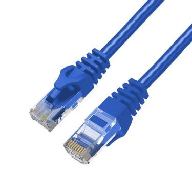 Imagem de Cabo de rede Cat6 Patch Cord Internet Montado 2m Azul - Zong