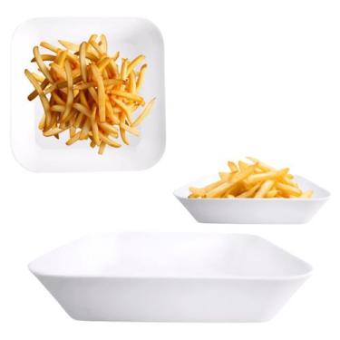 Imagem de Saladeira Pote Bowl em Melamina Tigela 15cm Branca - Best