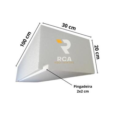 Imagem de Moldura Externa Isopor 30x20 Fachada 3 Mts Beiral Pingadeira - rcaeps
