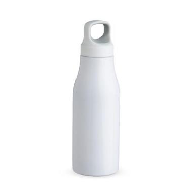 Imagem de Garrafa Inox 650ml com Alça para Transporte - Pronto Print, Branco