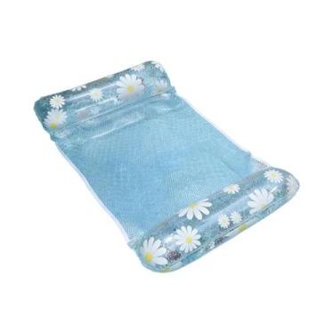 Imagem de Boia Inflável 4 Em 1 Para Piscina: Cadeira Flutuante Tipo Sela E Rede 