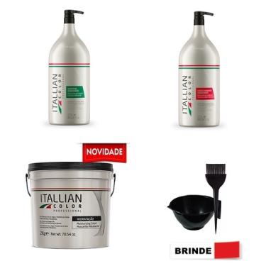 Imagem de Kit Itallian Color Lavatório Shampoo 2,5L + Condicionador 2,5L + Máscara Hidratante 2kg
