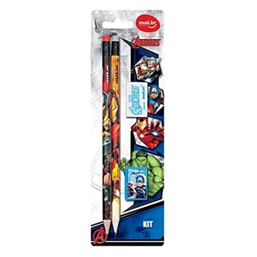 Imagem de Molin Kit Pencil Avengers - Blister com 4 Itens