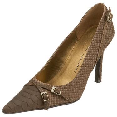 Imagem de Chinese Laundry Sapato feminino Vibe Pump, Anaconda marrom, 9 M