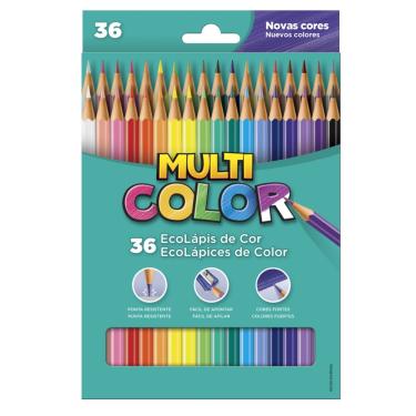 Imagem de Lapis De Cor 36 Cores FABER CASTELL  Multicolor Ecolapis