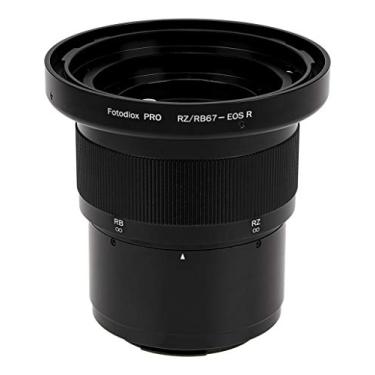 Imagem de Adaptador de montagem de lente Fotodiox Pro compatível com lente de montagem Mamiya RB67/RZ67 para montagem de lente sem espelho Canon RF corpo com helicóide de focagem embutido
