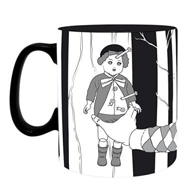 Imagem de ABYstyle Caneca de cerâmica Junji Ito Souchi's Curse de café e chá 473 ml. Horror Anime Mangá Drinkware Lava-louças Seguro para micro-ondas Casa e Cozinha Presente Essencial