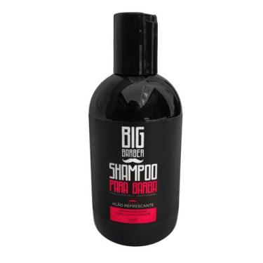 Imagem de Shampoo Para Barba Big Barber 250ml Profissional Cuidado Limpeza Profu