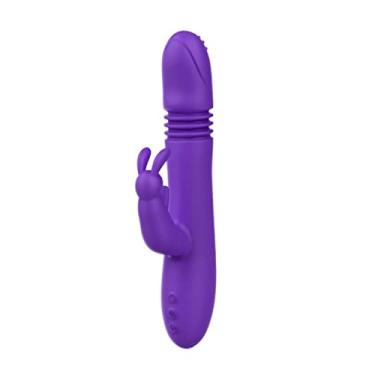 Imagem de Vibrador Sexual Feminino Brinquedos Sexuais Aquecimento Estimulador Ponto G e Clitóris Telescópico 19 Frequências Erótica Zatla (Roxo)