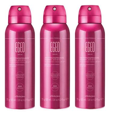 Imagem de Egeo Dolce Desodorante Feminino O Boticário Kit Com 3 Unidades