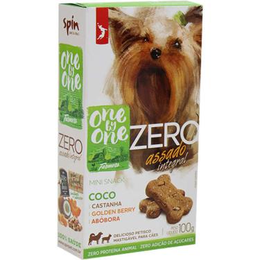 Imagem de Petisco Onebyone Zero para Cães Sabor Abóbora e Castanha - 100g